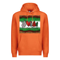Carrot Peace Love Christmas Trees Premium Hoodie - Jasminsmagicworld