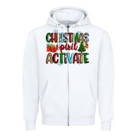 White christmas spirit activite Zipper Hoodie - Zillion Design Studio