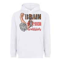 White brain cancer warrior Heavyweight Hoodie - texasbilliewilder