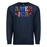 Navy america thunderbolt Premium Sweatshirt - HRA Design Shop