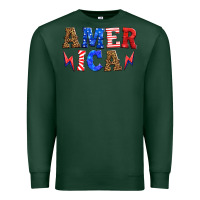 Sports Green america thunderbolt Premium Sweatshirt - HRA Design Shop