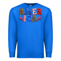 True Royal america thunderbolt Premium Sweatshirt - HRA Design Shop