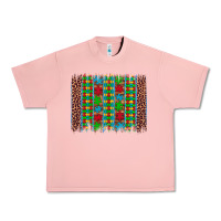 Salmon autism awareness leopard puzzle brush stroke Urban Heavy Tee - Artiststas