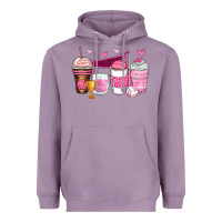 Lavender volleyball coffee cups Heavyweight Hoodie - Zillion Design Studio