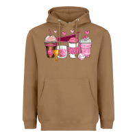 Toasted Coconut volleyball coffee cups Heavyweight Hoodie - Zillion Design Studio