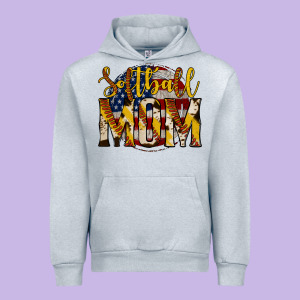 Softball Mom Urban Hoodie Designed By Jasminsmagicworld
