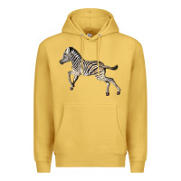 Antique Gold Baby Zebra Premium Hoodie - LillyAllenDesigns