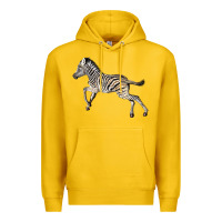 Lemon Baby Zebra Premium Hoodie - LillyAllenDesigns