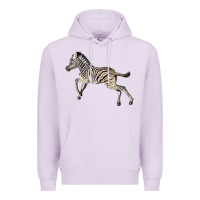Lilac Baby Zebra Premium Hoodie - LillyAllenDesigns