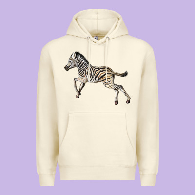 Baby Zebra Premium Hoodie Designed By Lillyallendesigns