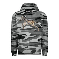 Slate Camo Baby Zebra Premium Hoodie - LillyAllenDesigns