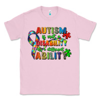 Bubblegum Pink autism is not a disability its a different ability Classic Tee - Zillion Design Studio