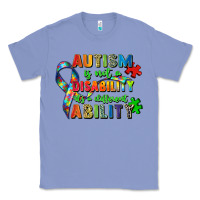 Colony Blue autism is not a disability its a different ability Classic Tee - Zillion Design Studio