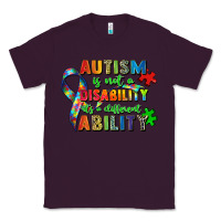 Plum autism is not a disability its a different ability Classic Tee - Zillion Design Studio