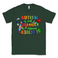 Sports Green autism is not a disability its a different ability Classic Tee - Zillion Design Studio