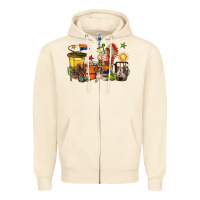Sandshell arizona coffee cups Zipper Hoodie - texasbilliewilder