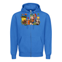 True Royal arizona coffee cups Zipper Hoodie - texasbilliewilder