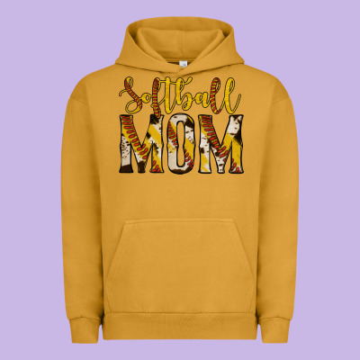 Softball Mom Urban Hoodie Designed By Jasminsmagicworld
