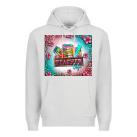 Dove Grey teacher life Premium Hoodie - AdoDesignShop