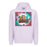 Lilac teacher life Premium Hoodie - AdoDesignShop