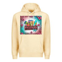 Pina Colada teacher life Premium Hoodie - AdoDesignShop