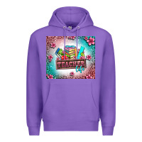 Purple teacher life Premium Hoodie - AdoDesignShop