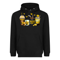 Black ice hockey coffee cups Heavyweight Hoodie - Zillion Design Studio