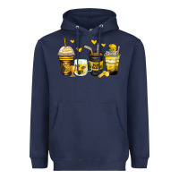 Navy ice hockey coffee cups Heavyweight Hoodie - Zillion Design Studio