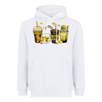 White ice hockey coffee cups Heavyweight Hoodie - Zillion Design Studio