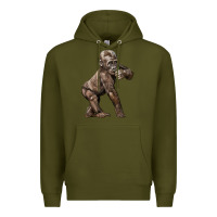 Army Green Baby Gorilla Premium Hoodie - LillyAllenDesigns