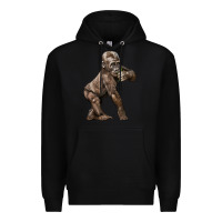 Black Baby Gorilla Premium Hoodie - LillyAllenDesigns