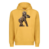 Mustard Baby Gorilla Premium Hoodie - LillyAllenDesigns
