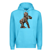 Ocean Blue Baby Gorilla Premium Hoodie - LillyAllenDesigns