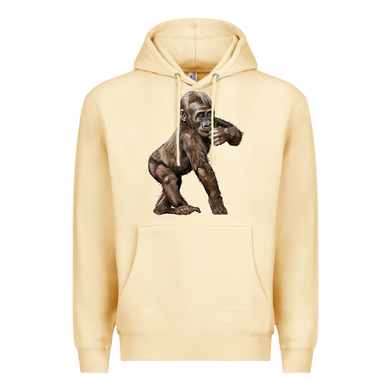 Baby Gorilla Premium Hoodie by LillyAllenDesigns | Teevron