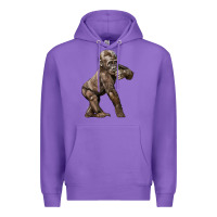 Purple Baby Gorilla Premium Hoodie - LillyAllenDesigns