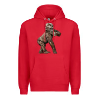 Red Baby Gorilla Premium Hoodie - LillyAllenDesigns