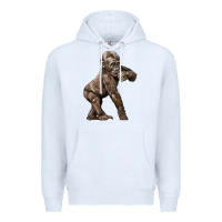 White Baby Gorilla Premium Hoodie - LillyAllenDesigns