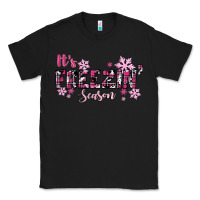 Black It's Freezin Season Pink Christmas Classic Tee - RanaPortraitStore