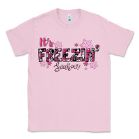 Bubblegum Pink It's Freezin Season Pink Christmas Classic Tee - RanaPortraitStore