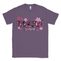 Lavender It's Freezin Season Pink Christmas Classic Tee - RanaPortraitStore