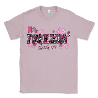 Lilac It's Freezin Season Pink Christmas Classic Tee - RanaPortraitStore