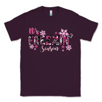 Plum It's Freezin Season Pink Christmas Classic Tee - RanaPortraitStore
