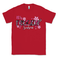 Red It's Freezin Season Pink Christmas Classic Tee - RanaPortraitStore
