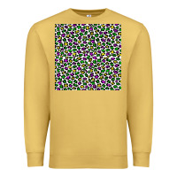 Antique Gold mardi gras leopard  seamless pattern Premium Sweatshirt - FaDigitalArtStudio