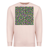 Pale Pink mardi gras leopard  seamless pattern Premium Sweatshirt - FaDigitalArtStudio