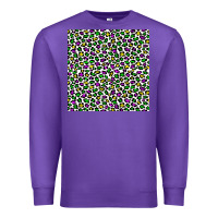Purple mardi gras leopard  seamless pattern Premium Sweatshirt - FaDigitalArtStudio