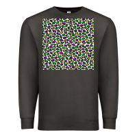 Smoke mardi gras leopard  seamless pattern Premium Sweatshirt - FaDigitalArtStudio