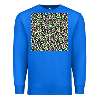 True Royal mardi gras leopard  seamless pattern Premium Sweatshirt - FaDigitalArtStudio