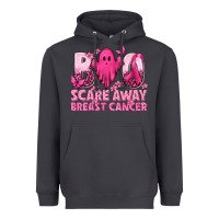 Smoke Boo Scare Away Breast Cancer Heavyweight Hoodie - texasbilliewilder