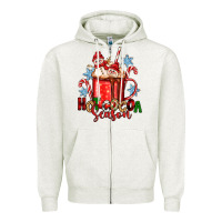 Hot Cocoa  Season Zipper Hoodie | Teevron